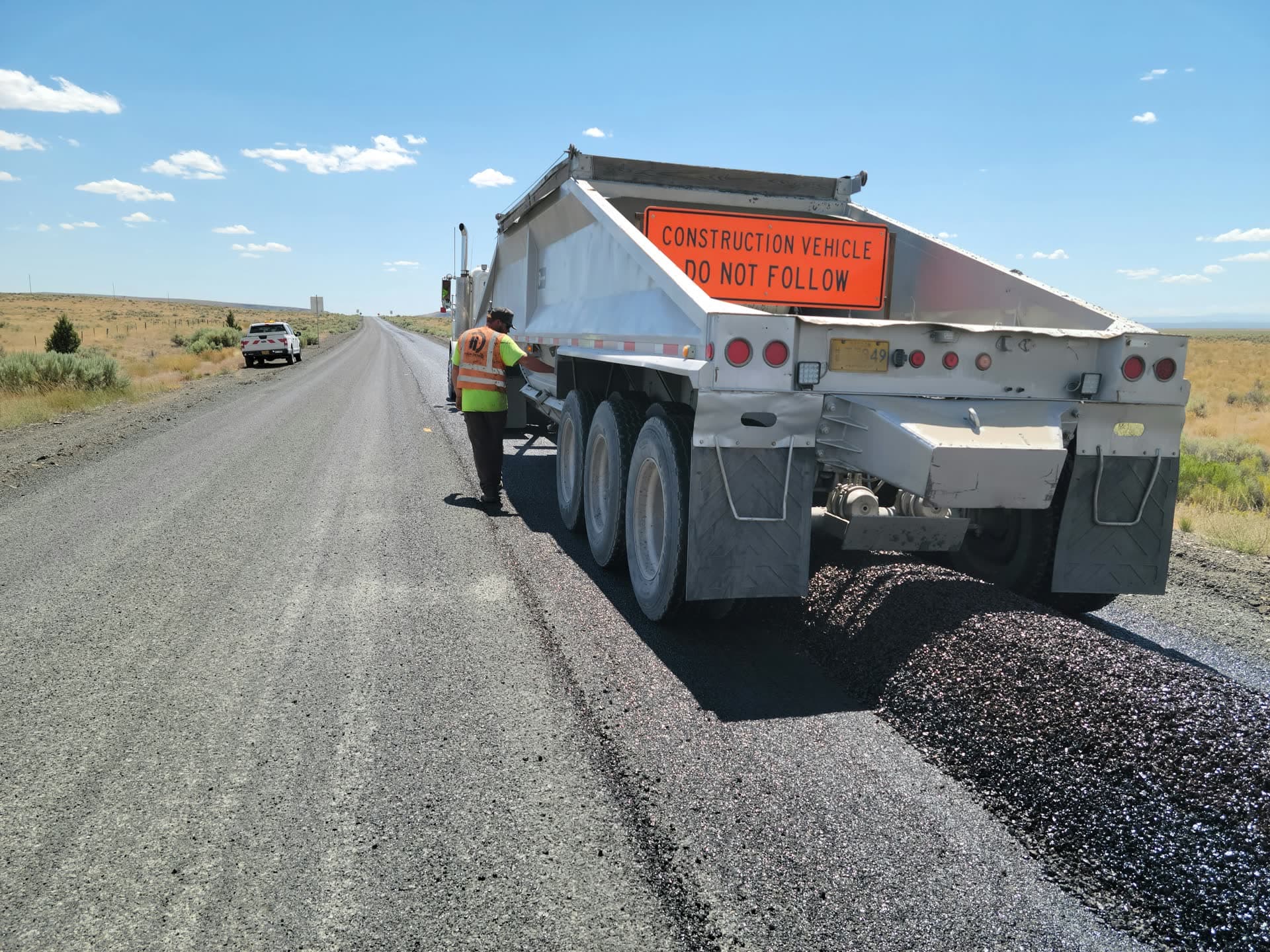 Road construction work delivered by Dual Tide Group